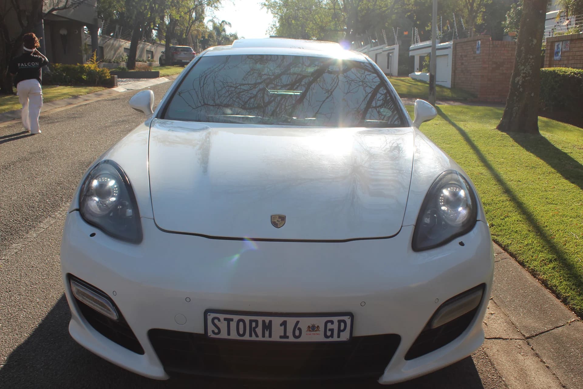 Porsche front exterior